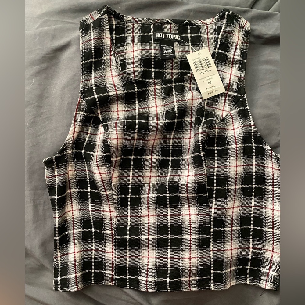Plaid Crop Top
